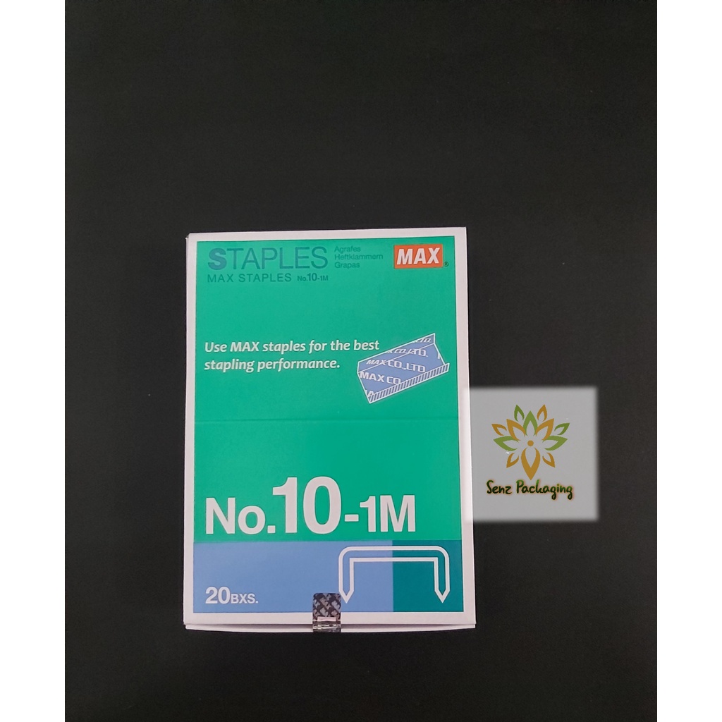 

max isi staples no 10 , isi max no 10 (1box isi 20pcs) , isi stapler
