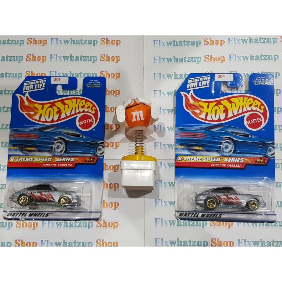 Hot Wheels Porsche Carrera (X-TREME SPEED SERIES) - SILVER US CARD