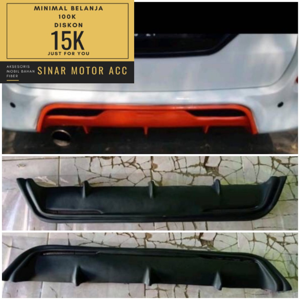 Diffuser Difuser Bumper Bemper Mobil New Avanza dan Xenia 2012-2018 murah keren termurah berkualitas