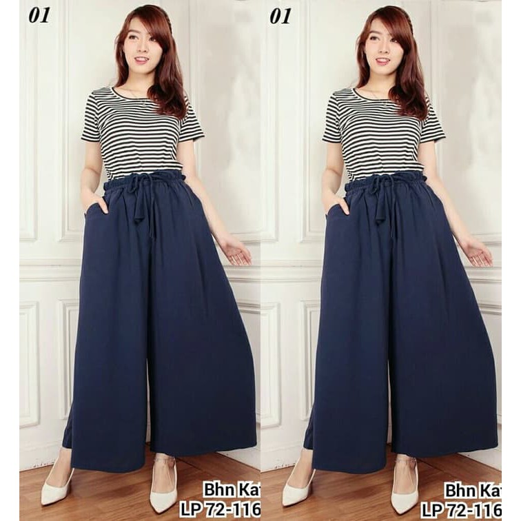 Celana panjang kulot cotton prada maharani bawahan wanita murah Celana Panjang cewek murah