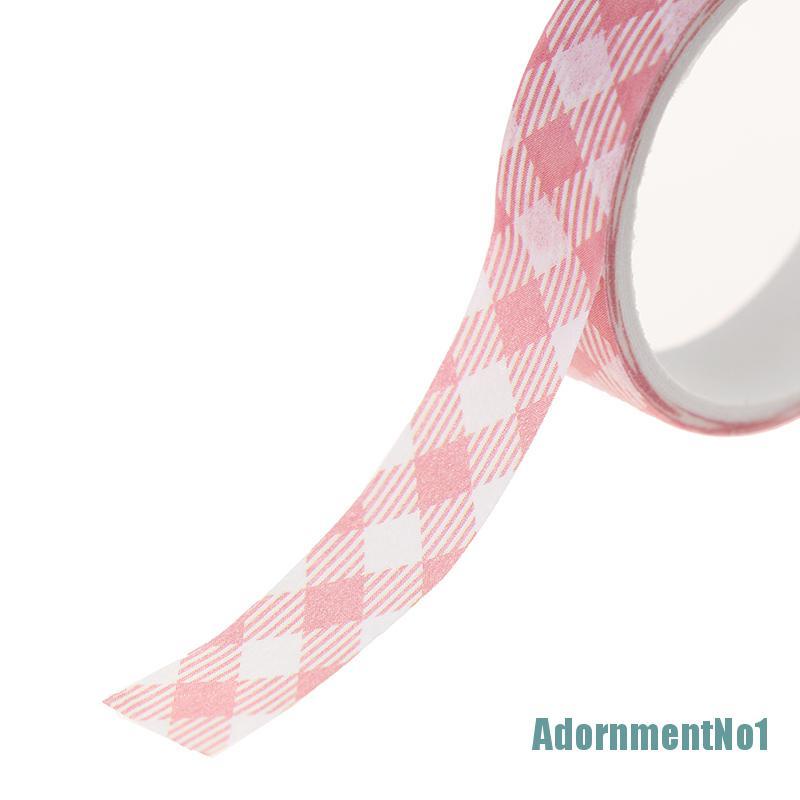 (AdornmentNo1) 5 Rol / box Selotip Masking Tape Warna Polos Untuk Scrapbook