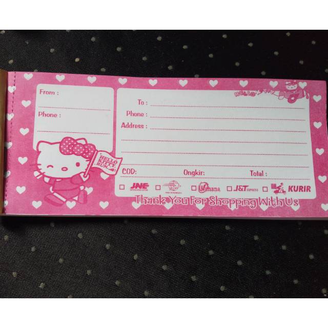 

Kertas lebel pengiriman olshop