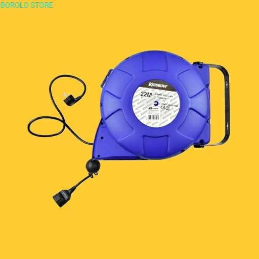 Krisbow Kabel Roll Otomatis 22 Mtr