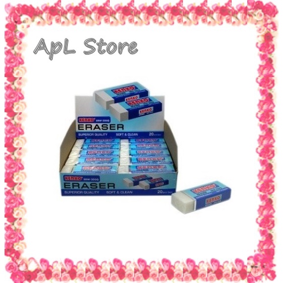 

Penghapus Kenko Besar Putih ERW-20SQ Penghapus Pensil B008