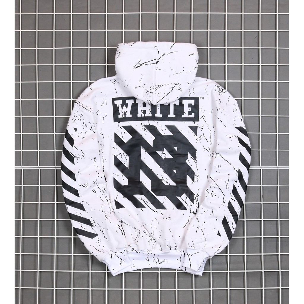 Jaket Hoodie OFF WHT MARBEL – Edition Trendy Casual Unisex Good Brand Quality Stylish