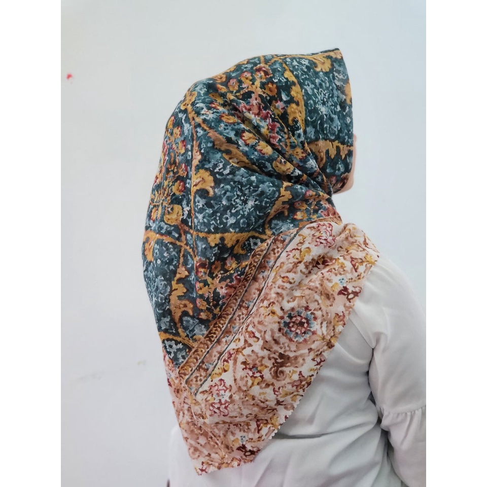 DISKON! Jilbab Voal Motif Art Premium  KERUDUNG NN Square Lasercut Edition,Hijab Segi empat Motif-M512