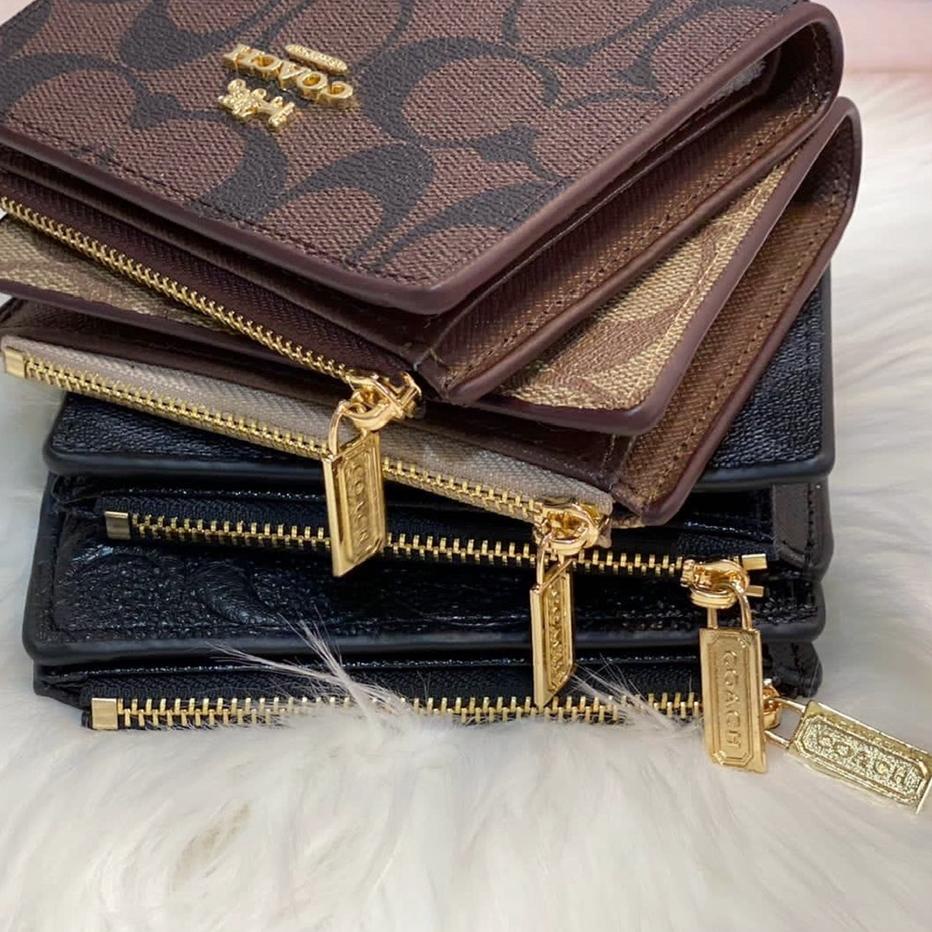 Hot Sell.. Dompet Coach 208 IMPORT Super Premium wanita lipat uang kartu