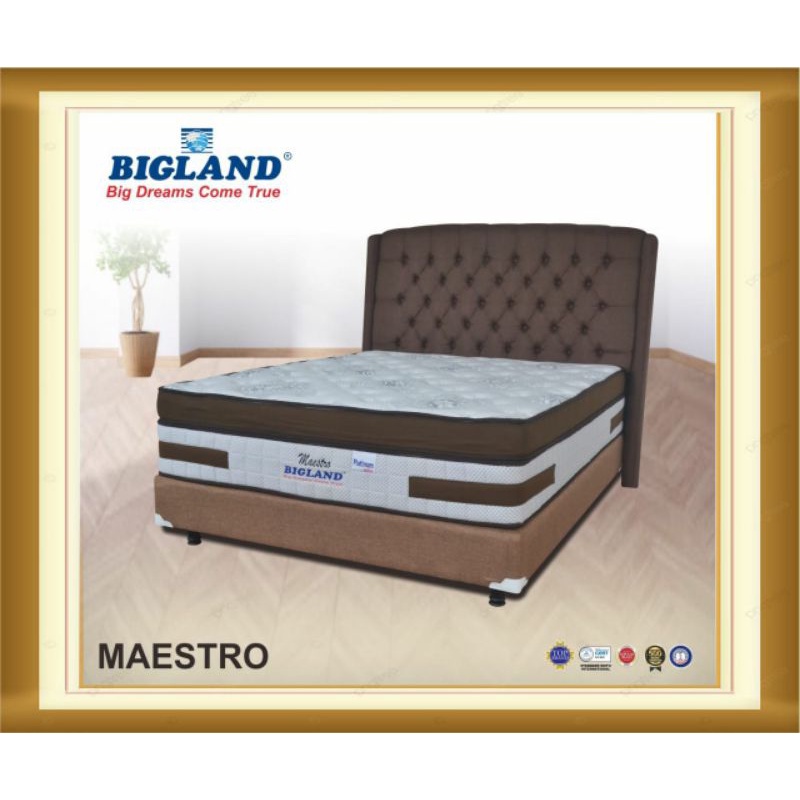 BIGLAND SPRINGBED SET PLATINUM MAESTRO 180X200