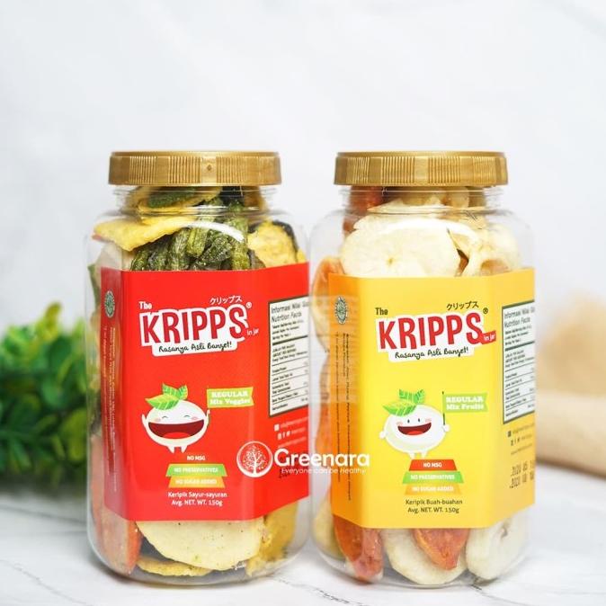 

BAYAR DITEMPAT The Kripps in Jar 150gr / Keripik Buah Sayur / Vegan HARGA TERBAIK