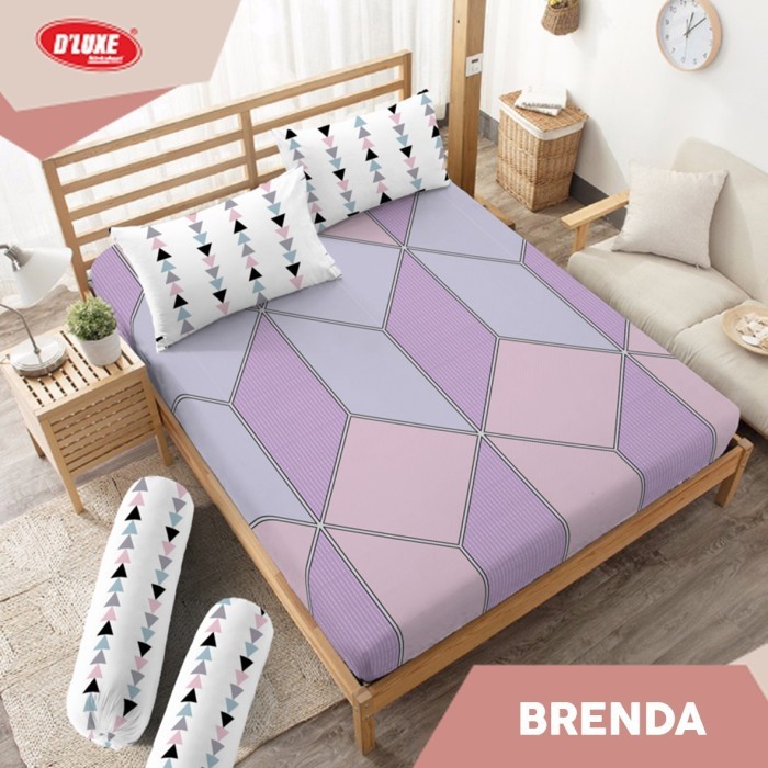 Kintakun Sprei Dluxe Microfiber (5in1) 20 cm Motif lucu terbaru kekinian ukuran 160x200 promo murah