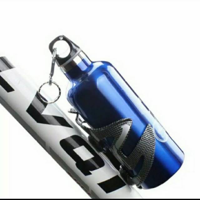 Holder tempat botol minum sepeda carbon unik