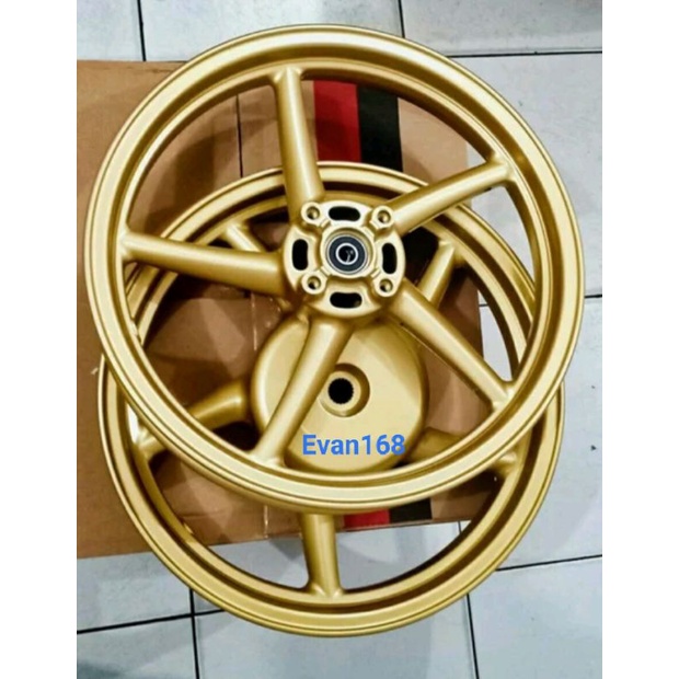 Velg Vrossi Sanca Vario 110 Beat Scoopy Ring 14 x 185&215 Gold Matte