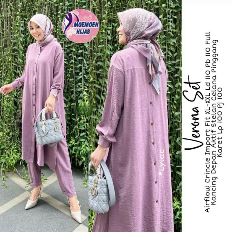 VERONA Set Setelan (long tunik dan kulot)