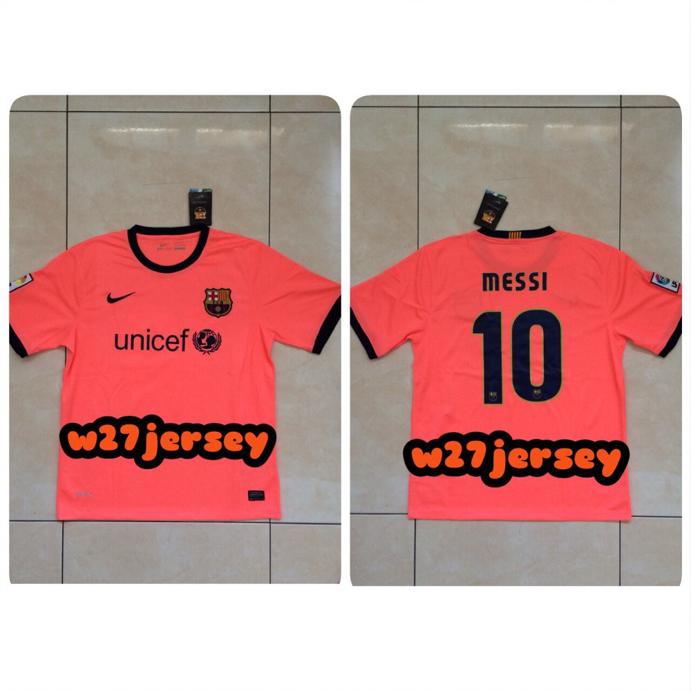 Jersey Retro Barcelona 3rd 2009 2010 name player Messi Termurah