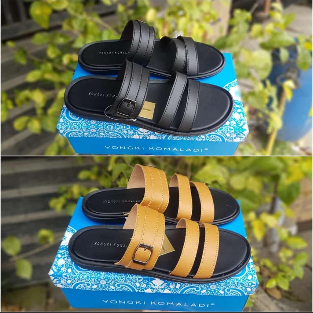 39 42 Sandal Pria Yongki Komaladi Ori Tan Lazada Indonesia