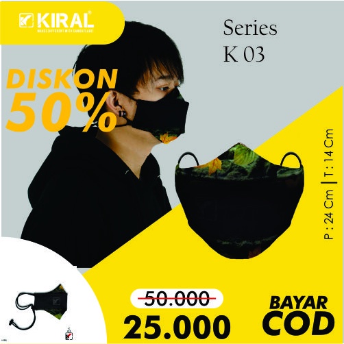 [[BAYAR DI TEMPAT]] KIRAL MASKER , MASKER NON MEDIS , MASKER DISTRO , MASKER KAIN , MASKER MOTIF