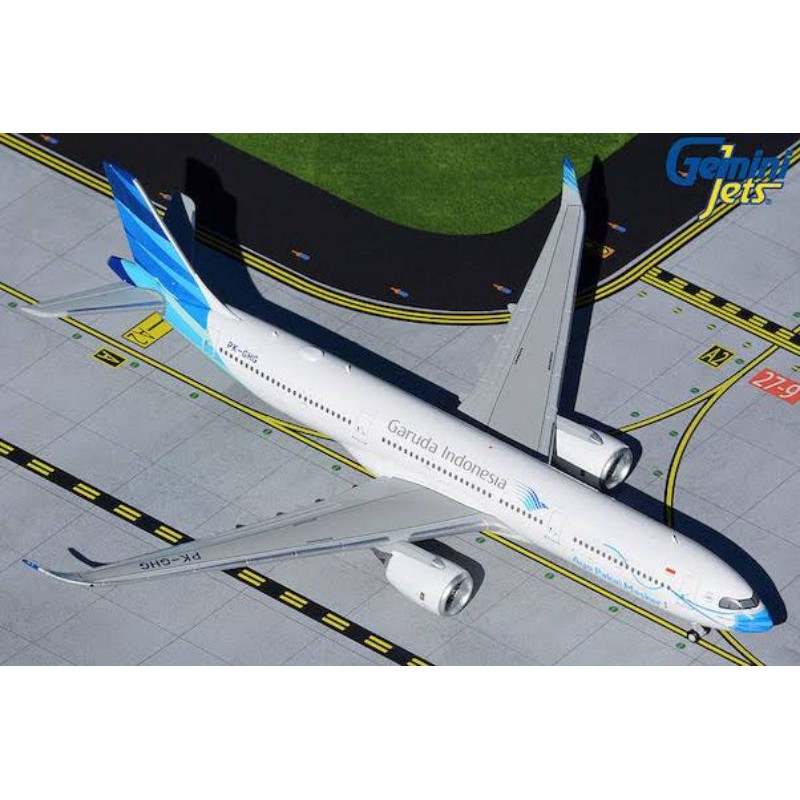 Diecast Garuda indonesia airbus A330-900 PK-GHG ayo pakai masker gemini jets