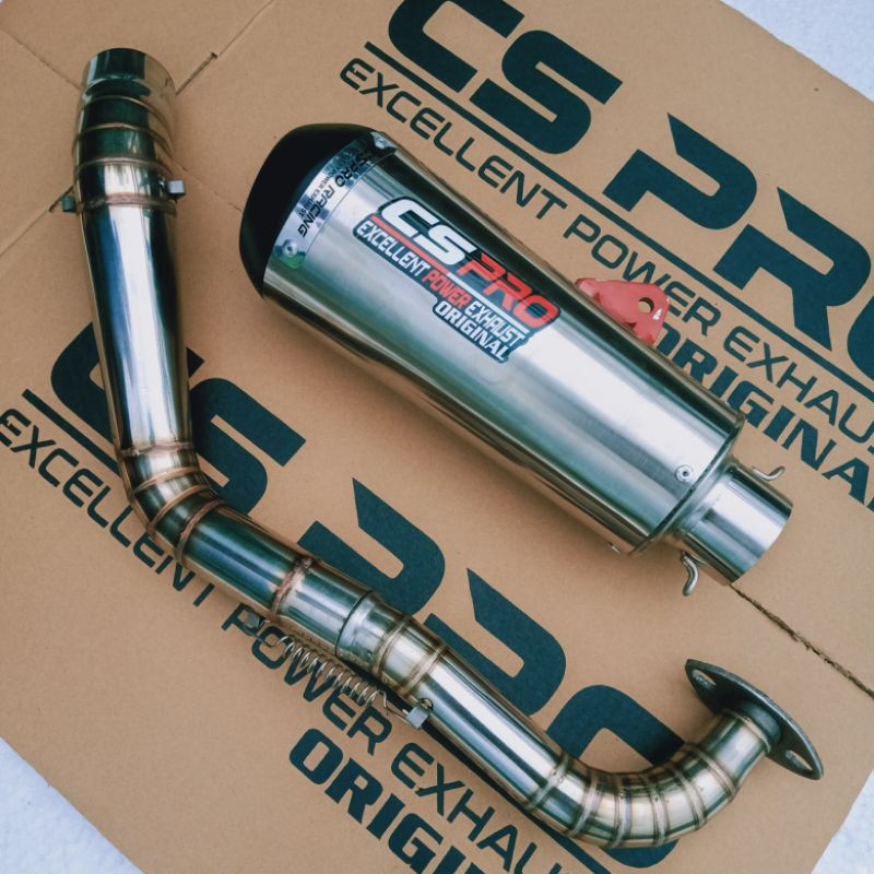 KNALPOT CS PRO RACING ORIGINAL AEROX NMAX PCX ADV LEXI NOT AKRAPOVIC DAYTONA ARROW SC PROLINER