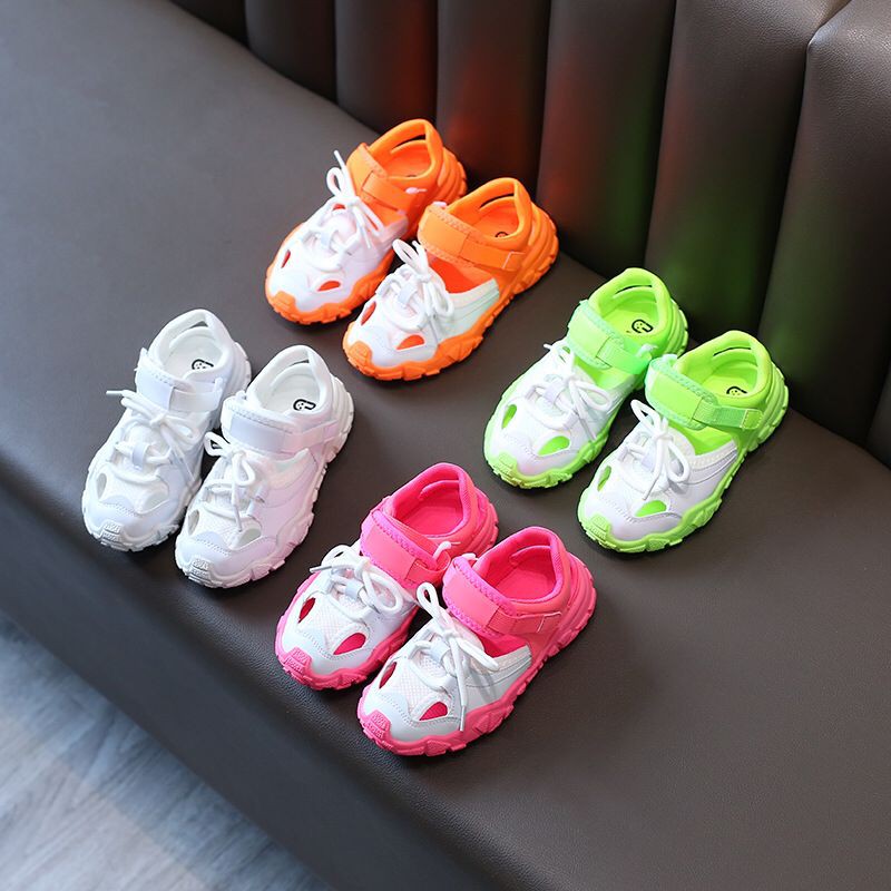 (LOLI-JKT) SP-STB FANTA DAN ORANGE SEPATU ANAK IMPORT UNISEX WARNA TERANG 21-37