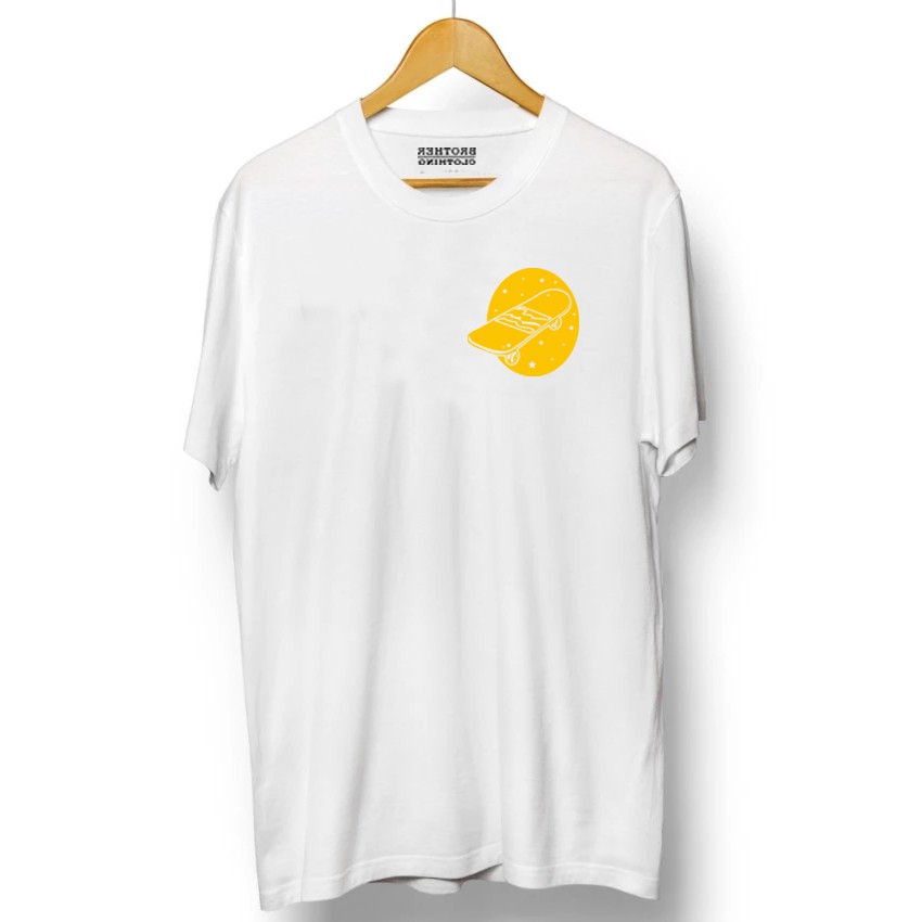 Kaos Distro Skate Time Yellow - Abu Misty  Premium