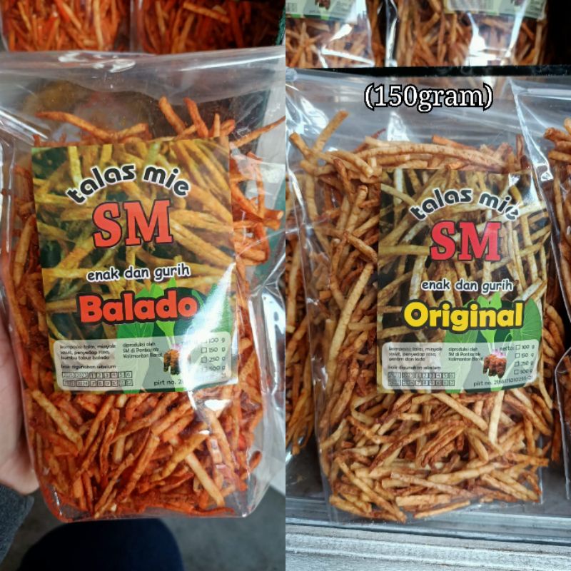 

Talas Mie SM / Stick Talas Khas Pontianak / Snack Talas SM / Keripik Keladi / Kripik Talas / Keripik Talas / Oleh oleh Khas Pontianak / Oleh oleh Khas Kalbar