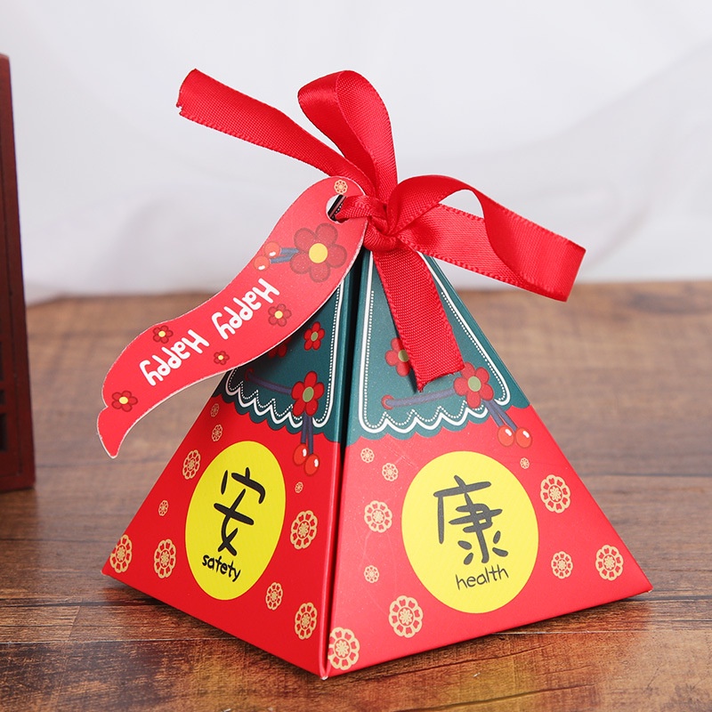 Korean New Year Gift Box Biscuit Box Jewelry Packaging Box Custom-made Spring Festival Candy Happy Candy Gift Bag Portable Carton