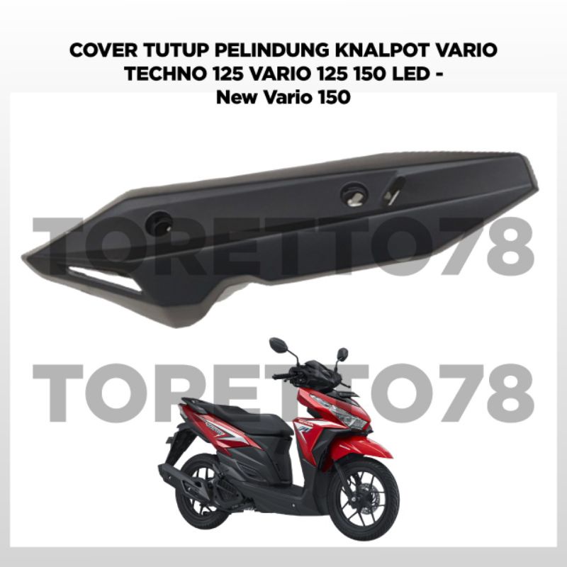 TAMENG KNALPOT ABS COVER KNALPOT ABS HONDA VARIO TECHNO VARIAN 2012 UP