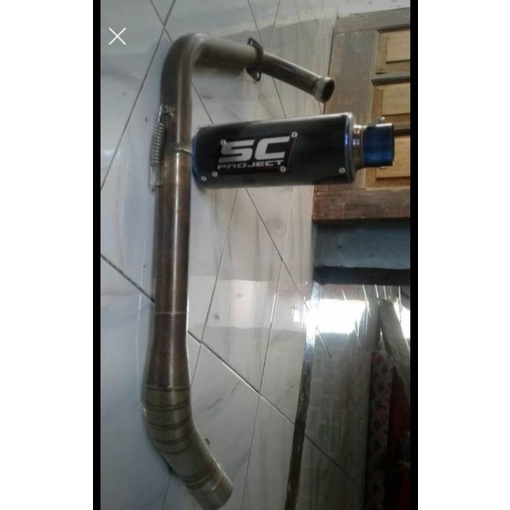 Knalpot Racing SC project  Ninja 250 rr mono SL