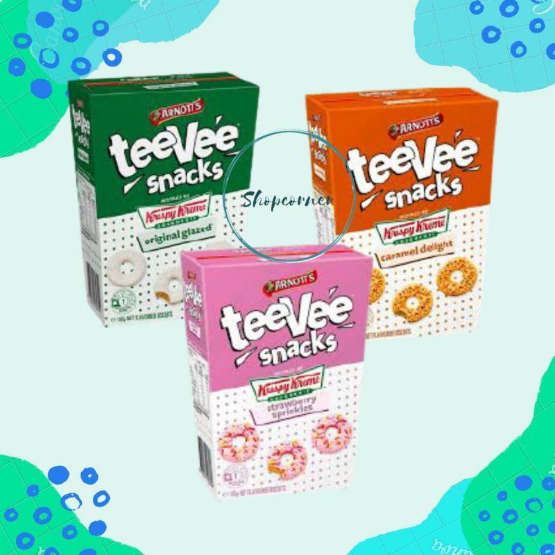 Arnotts Teevee Krispy Kreme Doughnuts Biscuits EXP 10.02.2022