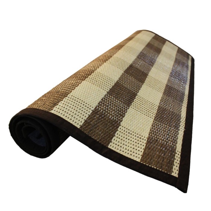 Tikar - Tikar Rotan 140X200 Alas Anyaman Rotan Karpet Gulung Anyam Kerajinan