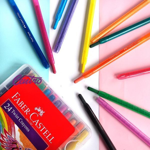 

Termurah Faber Castell Twist Crayon Krayon Putar 24 Warna Murah