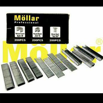 

Isi Staples Mix 600pcs/ Gun Tacker Stapler Manual 3 Way 4-14mm/ Refill Staples Mollar 3 in 1 HD