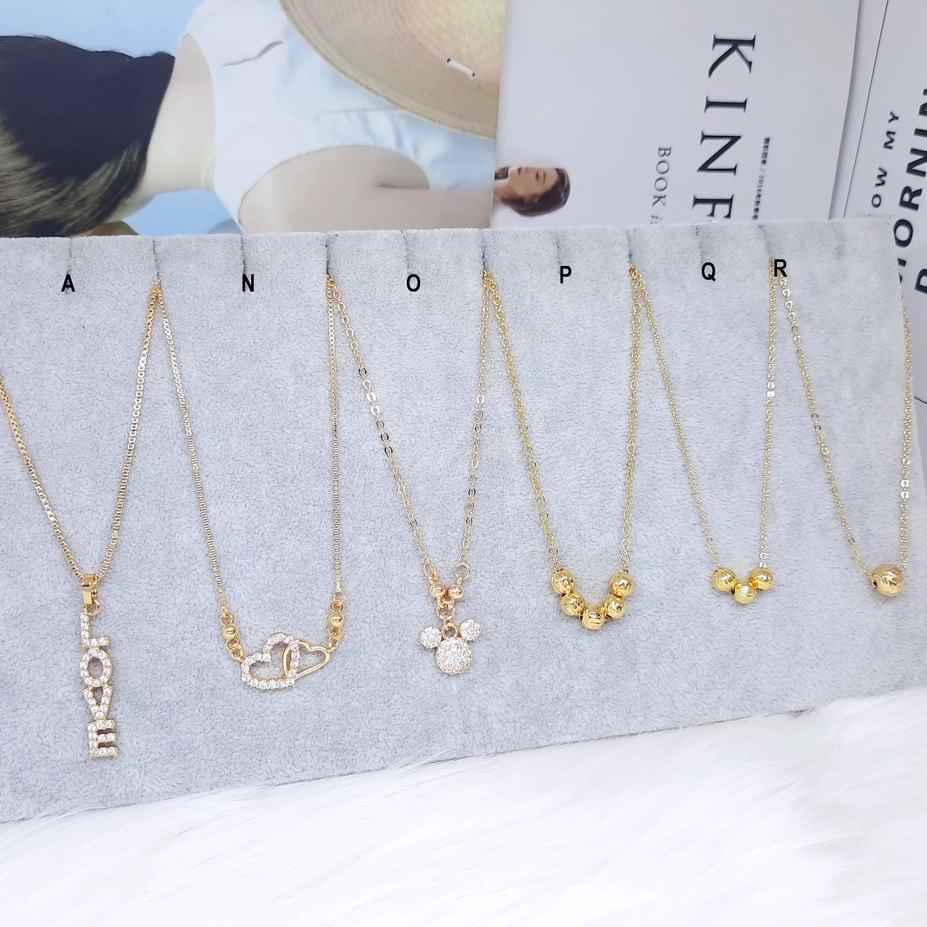 Kalung Xuping Liontin Love Bola Boba Miki - BN205