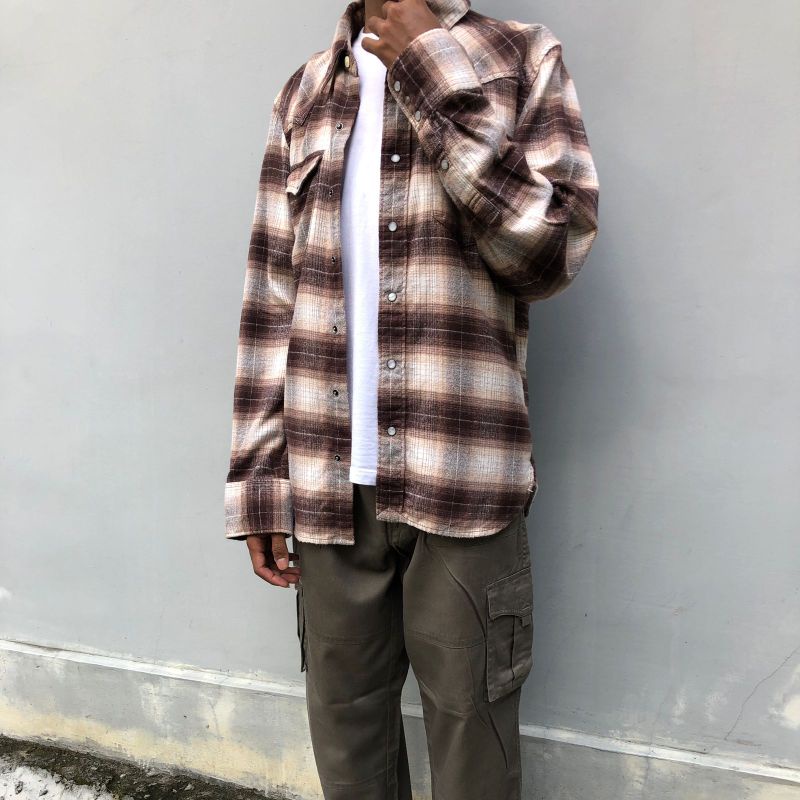 BLACK NUMBER FLANNEL SHIRT