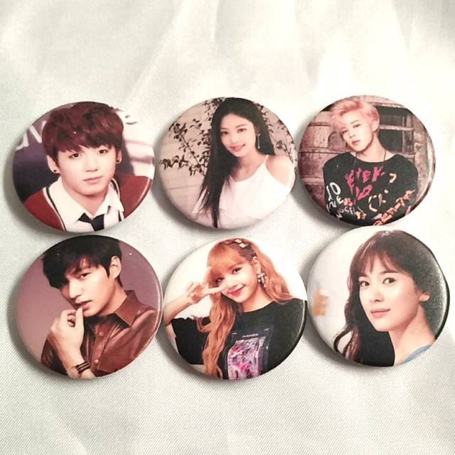 Pin Foto Custom, Pin Nama Custom, Pin Logo Custom