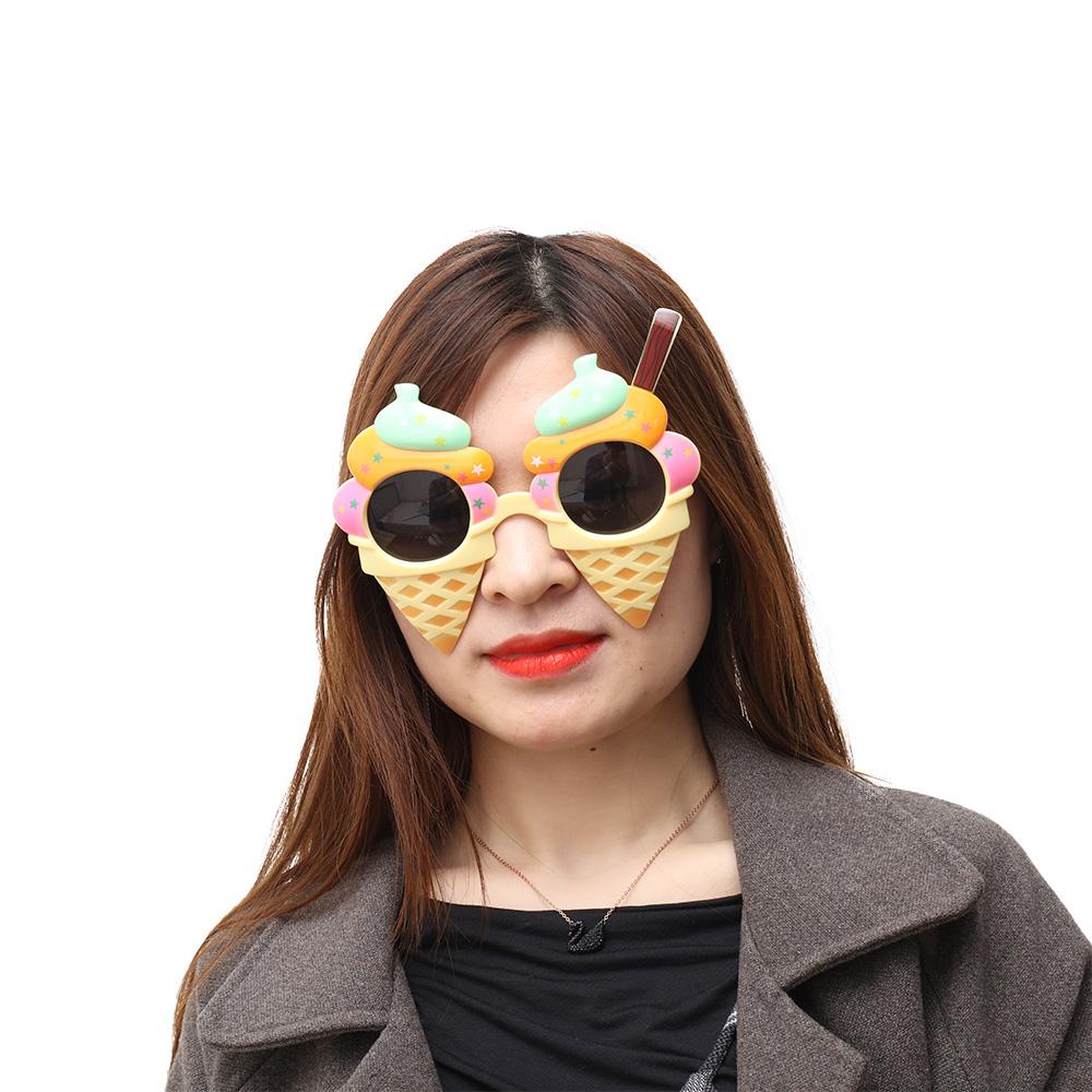 Kacamata Hitam Nanas Donut Shark Hias Props Selfie Lucu