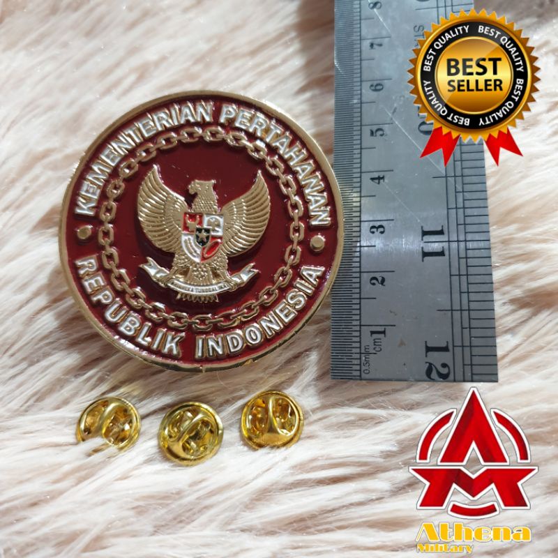 Emblem KEMHAN | emblem baret KEMHAN Terbaru | Emblem Kementrian Pertahanan Terbaru | atribut Kementrian Pertahanan.