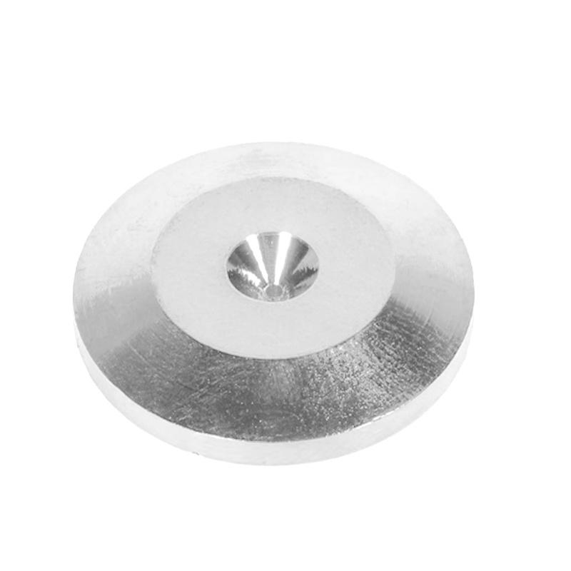 Btsg 8pcs Pad Speaker Universal Bahan Aluminum Alloy Ukuran 25x5mm