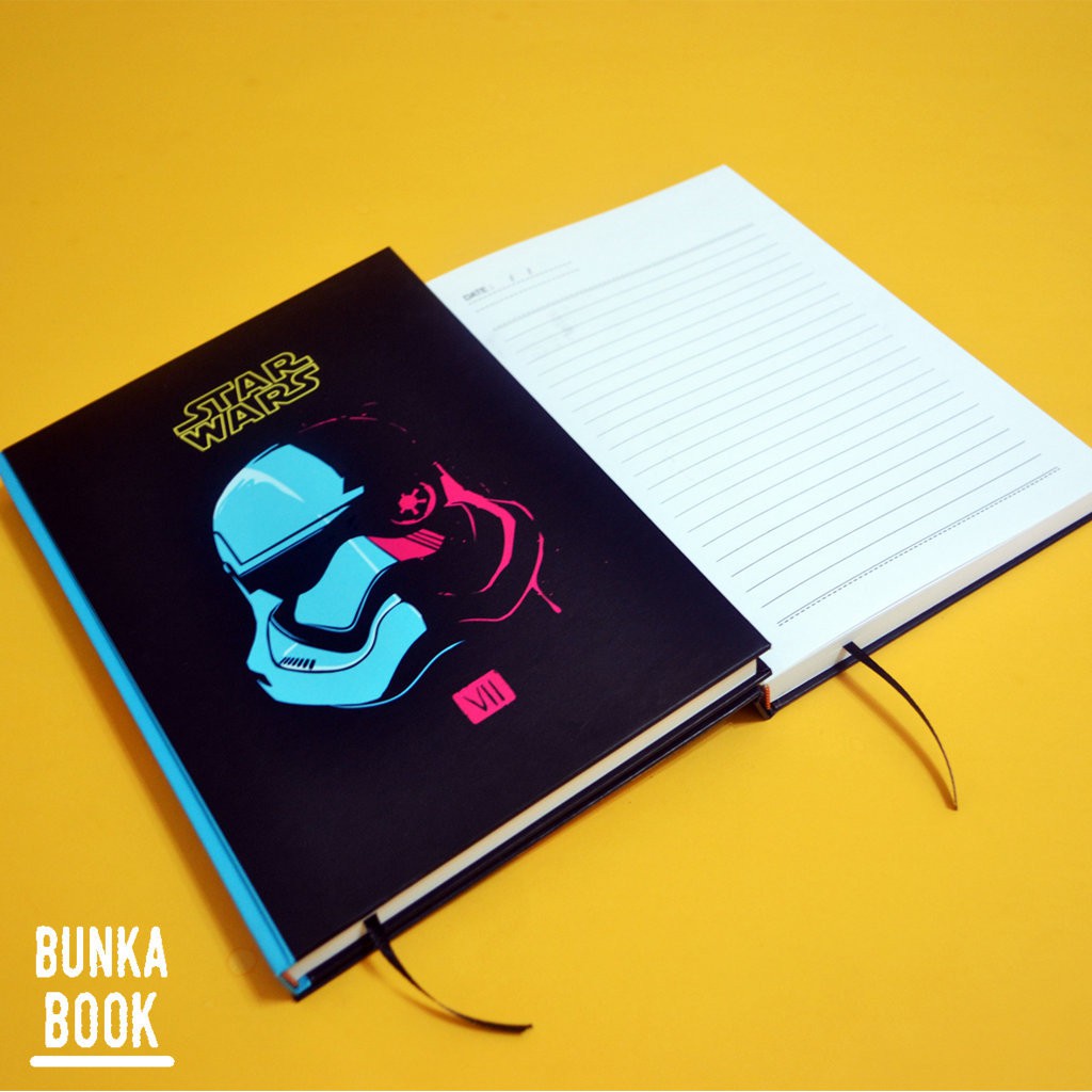 

Note Book Hardcover Star Wars Storm Trooper Ukuran A5 Jurnal Agenda Planner