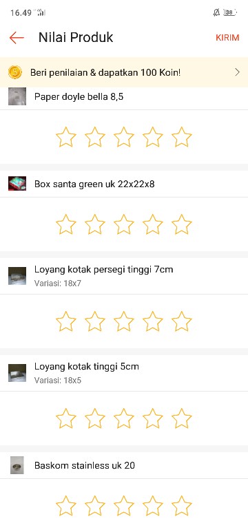 Alu Tray Ox-1400 Isi 5