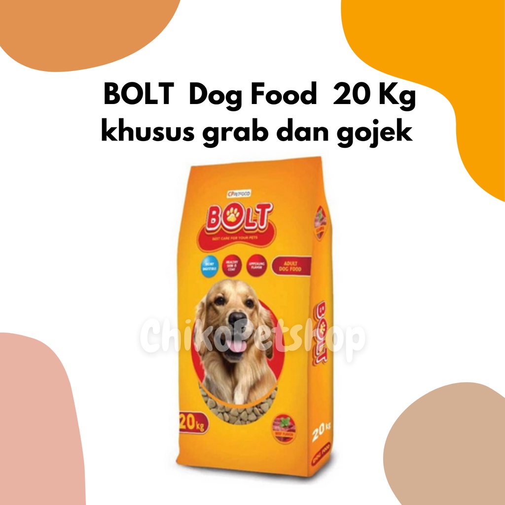 Bolt Dog 20 KG Dry Dog Food Makanan Anjing Kering 20KG
