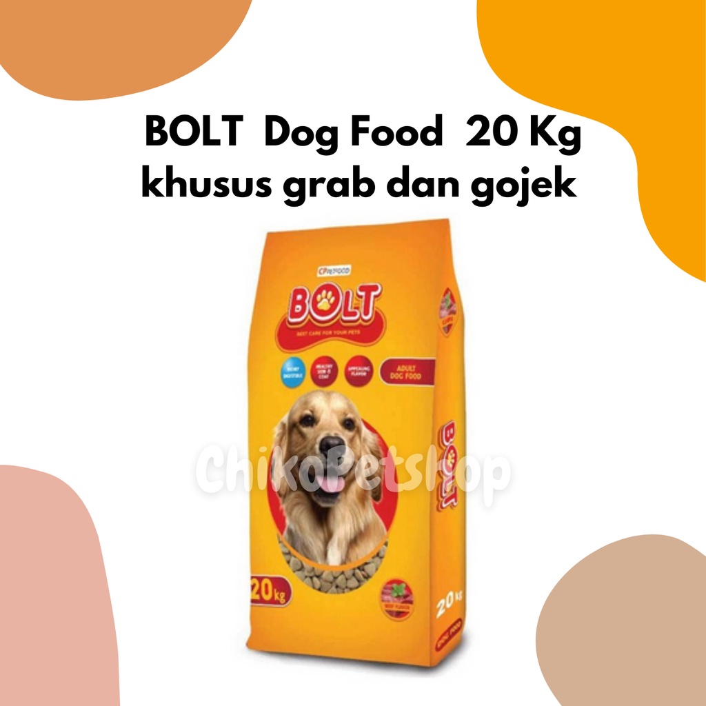 Bolt Dog 20 KG Dry Dog Food Makanan Anjing Kering 20KG