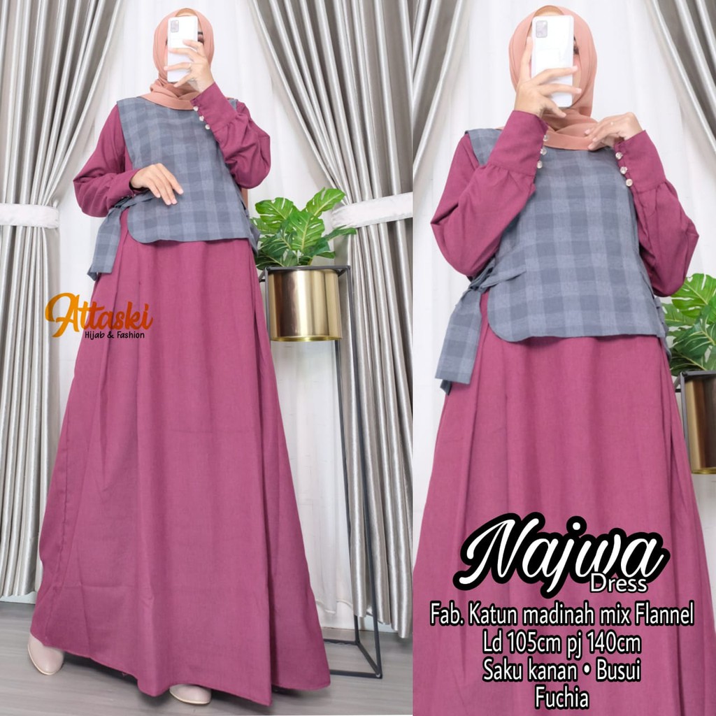 Dress Najwa ORI Murah Original Real Pict