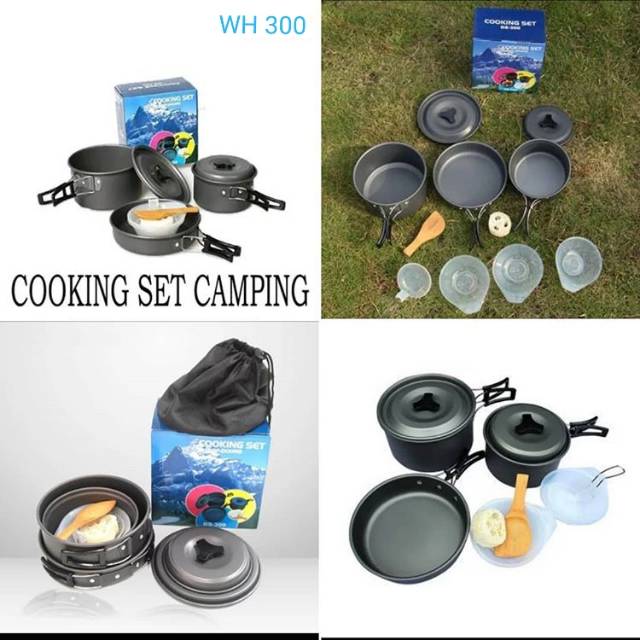 Cooking Set WH 300 - alat masak - alat masak gunung- alat camping- paci gunung