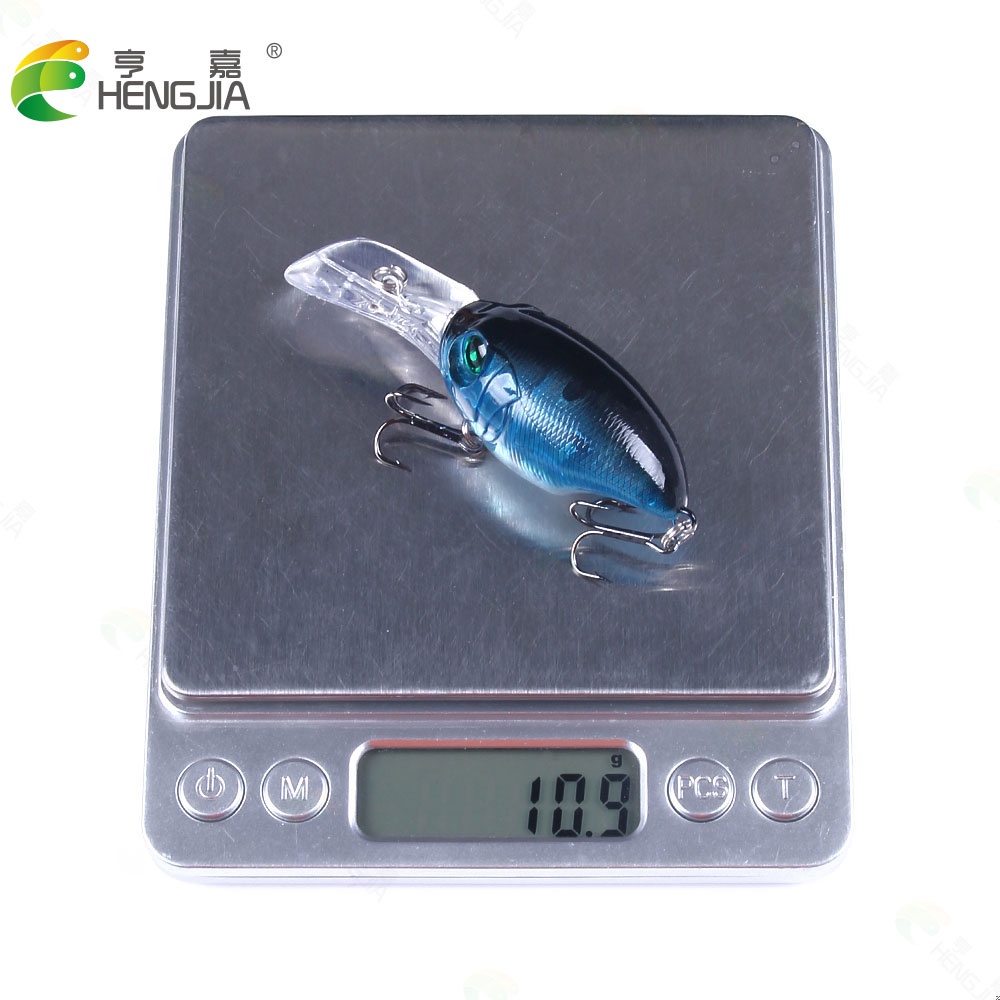 HENGJIA 10PCS 7.5CM 11G Floating crankbait hard Bait tackle artificial lures swimbait fish wobbler