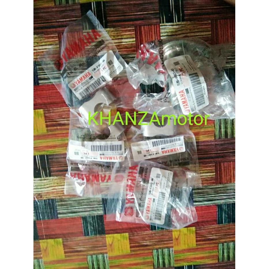 DUDUKAN STANG SET FINO KARBU ASLI YGP yamaha gunneini part