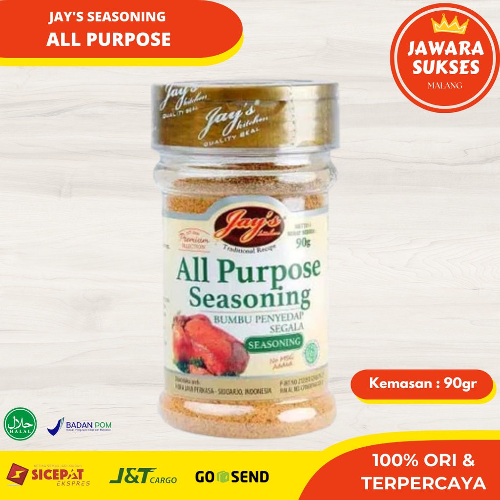 

Jays All Purpose Seasoning 90gr No msg | Bumbu Penyedap