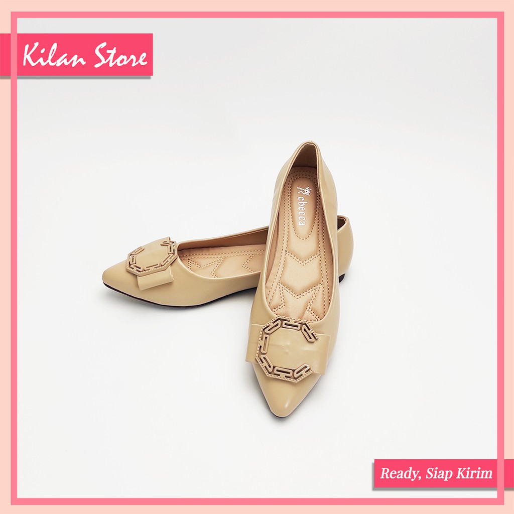 Flatshoes Humaira 1432101 - Sepatu Flat Wanita Sepatu Teplek Wanita