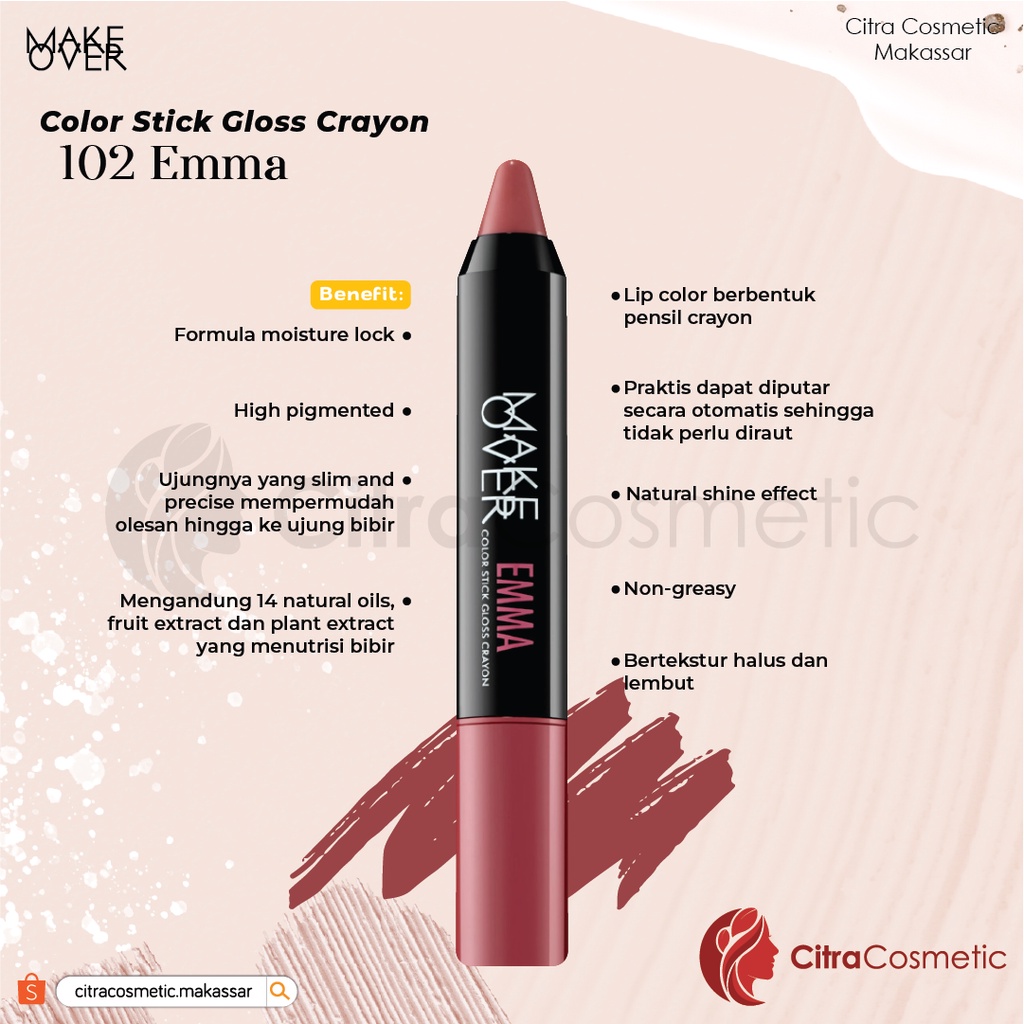 Make Over Color Stick Gloss Crayon