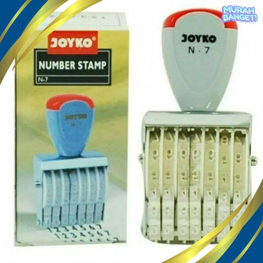 

KILAT Stempel Angka Nomor N7 Joyko Number Stamp
